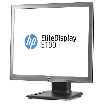 Монитор ЖК HP EliteDisplay E190i 18.9,1280 x 1024,60 Гц,IPS,8 мс,1000:1,250 кд/м2,178°/178°,VGA,DVI-D,DisplayPort,3 USB 2.0,(E4U30AA)