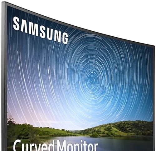Монитор ЖК SAMSUNG C27R500FHI, 27 C27R500FHI VA изогнутый 16:9 1980x1080 4ms 3000:1 300cd 178/178 D-Sub HDMI FreeSync 60Hz Darc Blue Grey