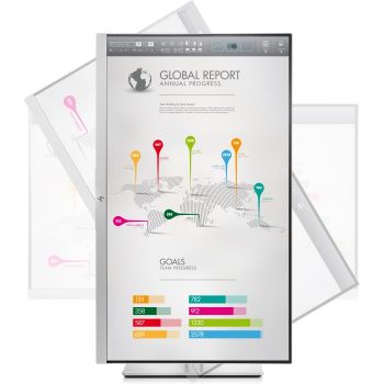 Монитор ЖК HP EliteDisplay E273q 27,2560 x 1440,60 Гц,IPS,5 мс,1000:1,350 кд/м2,178°/178°,VGA,HDMI,DisplayPort 1.2,2 USB 3.0,USB Type-C,(1FH52AA)