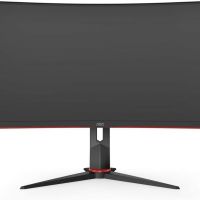 Монитор AOC C27G2ZU 27 C27G2ZU Black-Red (VA, изогнутый, 1920x1080, 240Hz, 0.5 ms, 178°/178°, 300 cd/m, 80M:1, +2xHDMI 2.0, +DisplayPort 1.2, +4xUSB 3.2, +MM, +регулировка по высоте, FreeSync)