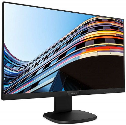 Монитор 23.8 PHILIPS 243S7EYMB/00 Black с поворотом экрана (IPS, LED, 1920x1080, 5 ms, 178°/178°, 250 cd/m, 20M:1, +DisplayPort, +MM)