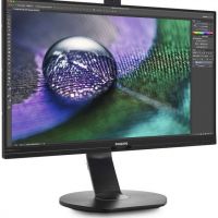 Монитор 27 PHILIPS 272P7VPTKEB/00 Black с поворотом экрана (4K, IPS, LED, 3840x2160, 5 ms, 178°/178°, 350 cd/m, 20M:1, +HDMI-MHL, +DisplayPort, +Mini DP, +3xUSB, +WEB-Cam 2.0 m