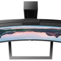 Монитор Philips 499P9H/01 49 499P9H/01 Black (5120x1440 Webcam 80M:1 3000:1 178/178 450cd HAS Swi)