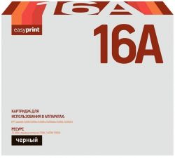 Лазерный картридж EasyPrint Q7516A для принтеров HP LaserJet 5200, 5200n, 5200tn, 5200dtn, 5200L, 5200LX, черный, 12000 страниц Лазерный картридж EasyPrint Q7516A для принтеров HP LaserJet 5200, 5200n, 5200tn, 5200dtn, 5200L, 5200LX, черный, 12000 страниц