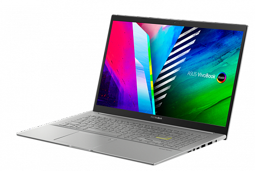 Ноутбук Asus VivoBook 15 K513EA-L12289 Intel Core i7-1165G7 / 8Gb / 512Gb SSD / 15.6 FHD OLED (1920x1080) / WiFi6 / FingerPrint / BT5.0 / Cam / RU / EN Backlit Keyboard / 1.8Kg / Silver / No OS / RU_EN_K