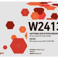 Лазерный картридж EasyPrint W2413A для принтеров HP Color LaserJet Pro M182n, M183fw, черный 850 страниц