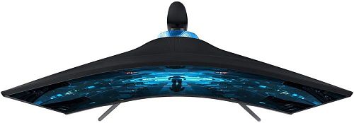 Монитор Samsung LC27G75TQSIXCI 27, черный VA QLED изогнутый GAMING-монитор Odyssey G7 2560x1440 1ms 2500:1 600cd 178/178 HDMI 2*DP USB-hub 240Hz G-Sync HDR600 HAS Pivot Black
