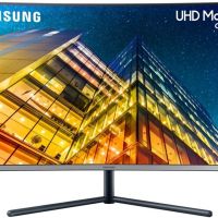 Монитор SAMSUNG 31,5 U32R590CWI Black Сurved (LED, Wide, 3840x2160, 4ms, 178°/178°, 250 cd/m, 2500:1 +DP, +НDMI, +USB, )