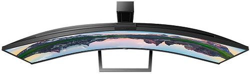 Монитор Philips 439P9H/01 43,4 439P9H черный VA LED 32:10 HDMI M/M Cam глянцевая HAS Pivot 450cd 178гр/178гр 3840x1200 DisplayPort Ultra HD USB 14.37кг
