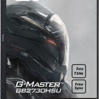 Монитор 27 Iiyama G-Master GB2730HSU-1 (1920х1080, 1 мс, 300 кд/м2, 12000000:1, 170°/160°) HDMI, DisplayPort, VGA (D-Sub), аудио стерео, USB Type A x2, USB Type B, SPK, HAS, Pivot (GB2730HSU-B1)