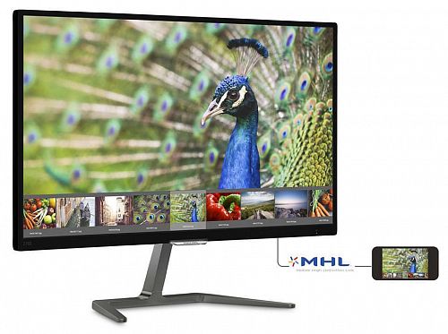 Монитор ЖК PHILIPS 276E7QDAB (00/01) 27, черный и серый