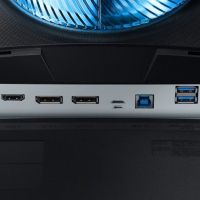 Монитор Samsung LC32G75TQSIXCI 31,5, черный A QLED изогнутый GAMING-монитор Odyssey G7 2560x1440 1ms 2500:1 600cd 178/178 HDMI 2*DP USB-hub 240Hz G-Sync HDR600 HAS Pivot Black