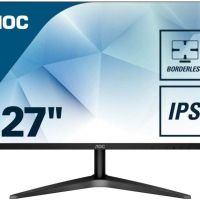 Монитор AOC 27B1H 27 AOC 27B1H Black (IPS, LED, 1920x1080, 7 ms, 178°/178°, 250 cd/m, 50M:1, +HDMI 1.4)