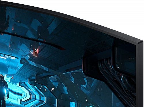 Монитор Samsung LC32G75TQSIXCI 31,5, черный A QLED изогнутый GAMING-монитор Odyssey G7 2560x1440 1ms 2500:1 600cd 178/178 HDMI 2*DP USB-hub 240Hz G-Sync HDR600 HAS Pivot Black
