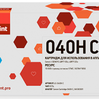 Лазерный картридж EasyPrint LC-040H C для принтеров Canon i-SENSYS LBP 710/712, HP CLJ Enterprise M552/M553/577, Flow 577 голубой, 10000 страниц