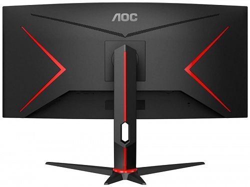 Монитор AOC CU34G2/BK 27 Gaming CU34G2 Curved 1500R 3440x1440@100Hz VA LED 21:9 1ms 2*HDMI DP 4*USB3.0 80M:1 178/178 300cd HAS Tilt Swivel Black-Red