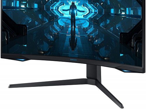 Монитор Samsung LC27G75TQSIXCI 27, черный VA QLED изогнутый GAMING-монитор Odyssey G7 2560x1440 1ms 2500:1 600cd 178/178 HDMI 2*DP USB-hub 240Hz G-Sync HDR600 HAS Pivot Black