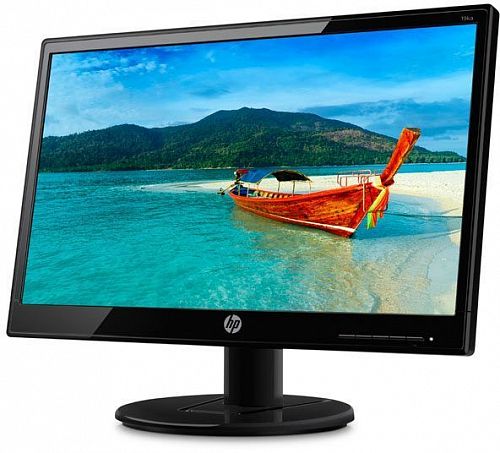 Монитор ЖК HP 19k 18.5,1366 x 768,60 Гц,TN,5 мс,600:1,200 кд/м2,90°/65°,VGA,(T3U81AA)