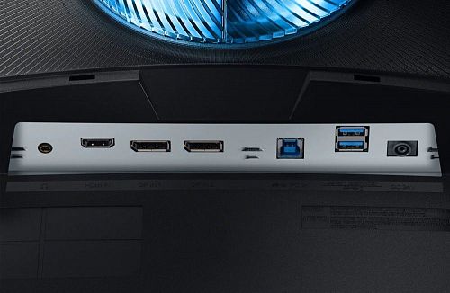 Монитор Samsung LC27G75TQSIXCI 27, черный VA QLED изогнутый GAMING-монитор Odyssey G7 2560x1440 1ms 2500:1 600cd 178/178 HDMI 2*DP USB-hub 240Hz G-Sync HDR600 HAS Pivot Black