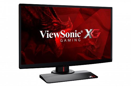 Монитор 24.5 Viewsonic XG2530 Black-Red с поворотом экрана (LED, 1920x1080, 1 ms, 170°/160°, 400 cd/m, 120M:1, +2xHDMI, +DisplayPort, +2xUSB, +MM)