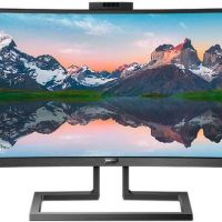 Монитор Philips 499P9H/01 49 499P9H/01 Black (5120x1440 Webcam 80M:1 3000:1 178/178 450cd HAS Swi)