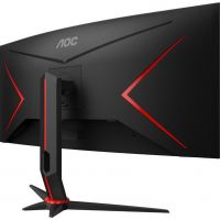 Монитор AOC CU34G2/BK 27 Gaming CU34G2 Curved 1500R 3440x1440@100Hz VA LED 21:9 1ms 2*HDMI DP 4*USB3.0 80M:1 178/178 300cd HAS Tilt Swivel Black-Red