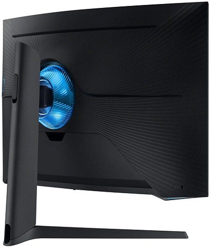 Монитор Samsung LC27G75TQSIXCI 27, черный VA QLED изогнутый GAMING-монитор Odyssey G7 2560x1440 1ms 2500:1 600cd 178/178 HDMI 2*DP USB-hub 240Hz G-Sync HDR600 HAS Pivot Black
