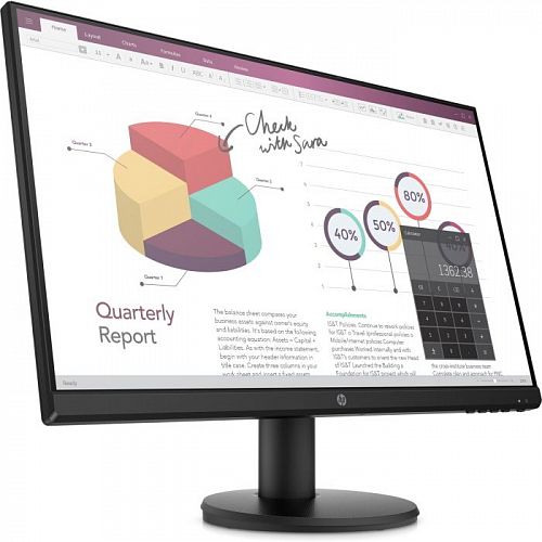 Монитор HP P24v G4 23,8,1920 x 1080,60 Гц,IPS,5 мс,1000:1,240 кд/м2,178°/178°,VGA,HDMI 1.4 (HDCP) (9TT78AA)