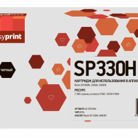 Лазерный картридж EasyPrint SP330H/408281 для принтеров Ricoh SP330DN, 330SN, 330SFN, черный, 7000 страниц