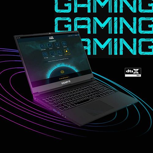 Ноутбук Gigabyte G5 KF Core i5-12500H / 16Gb / SSD512Gb / 15.6 / RTX 4060 8Gb / IPS / FHD / 144hz / Win11 / black (KF-E3KZ313SH)