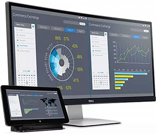 Монитор ЖК DELL U3415W, 34, черный и серебристый (3415-1750)