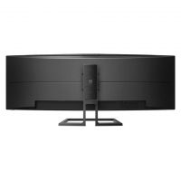 Монитор Philips 498P9/00 49 498P9 Black (VA, изогнутый, 5120x1440, 5 ms, 178°/178°, 450 cd/m, 80M:1, +2xHDMI 2.0, +DisplayPort 1.4, +6xUSB 3.2, +MM, +регулировка по высоте)