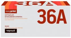 Лазерный картридж EasyPrint CB436A/713 для принтеров HP LaserJet P1505, P1505n, M1120, M1522n, M1522nf; Canon i-SENSYS LBP3250, черный, 2000 страниц Лазерный картридж EasyPrint CB436A/713 для принтеров HP LaserJet P1505, P1505n, M1120, M1522n, M1522nf; Canon i-SENSYS LBP3250, черный, 2000 страниц