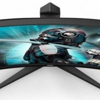 Монитор AOC CU34G2/BK 27 Gaming CU34G2 Curved 1500R 3440x1440@100Hz VA LED 21:9 1ms 2*HDMI DP 4*USB3.0 80M:1 178/178 300cd HAS Tilt Swivel Black-Red