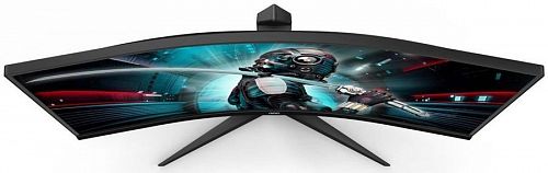 Монитор AOC CU34G2/BK 27 Gaming CU34G2 Curved 1500R 3440x1440@100Hz VA LED 21:9 1ms 2*HDMI DP 4*USB3.0 80M:1 178/178 300cd HAS Tilt Swivel Black-Red