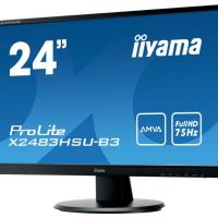 Монитор 23,8 Iiyama ProLite X2483HSU-B3 (1920*1080, 4 мс, 250 кд/м2, 8000000:1, 178°/178°) A-MVA, HDMI, DisplayPort, VGA, USB, SPK (X2483HSU-B3)