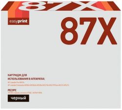 Лазерный картридж EasyPrint CF287X для принтеров HP LaserJet Pro M501n, Enterprise M506dn, M506x, M527c, M527f, M527dn, черный, 18000 страниц Лазерный картридж EasyPrint CF287X для принтеров HP LaserJet Pro M501n, Enterprise M506dn, M506x, M527c, M527f, M527dn, черный, 18000 страниц
