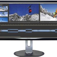 Монитор 34 PHILIPS BDM3470UP/00 Silver-Black с поворотом экрана (AH-IPS, 3440x1440, 5 ms, 178°/178°, 320 cd/m, 40M:1, +DVI, +DisplayPort, +2xUSB 3.0 port, +HDMI, +MM)
