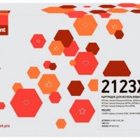 Лазерный картридж EasyPrint W2123X для принтеров HP Color LaserJet Enterprise M554dn;M555dn;M555x;M578c;M578dn;M578f;M578z;Flow M578c пурпурный 10000 страниц