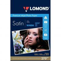 Фотобумага Lomond Premium Photo Satin, сатин 10х15 см (20л)