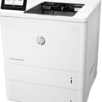 Принтер HP LaserJet Enterprise M609x, формат А4, ч/б, лазерный, белый, с доп. лотком (K0Q22A)