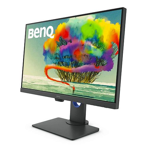 Монитор BenQ 9H.LJELA.TBE 27 PD2705Q серый (LED 2560x1440 60Hz 5ms 16:9 300 cd/m2 1000:1 12M:1 178/178 HDMI DP USB 3.1 USB Type-C Speaker 2W*2 HAS Pivot Swivel Tilt Flicker-free Dark Gray)