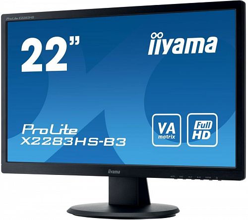 Монитор ЖК IIYAMA X2283HS-B3 21.5, черный