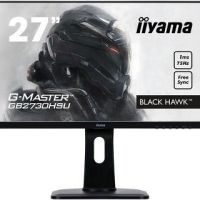 Монитор 27 Iiyama G-Master GB2730HSU-1 (1920х1080, 1 мс, 300 кд/м2, 12000000:1, 170°/160°) HDMI, DisplayPort, VGA (D-Sub), аудио стерео, USB Type A x2, USB Type B, SPK, HAS, Pivot (GB2730HSU-B1)