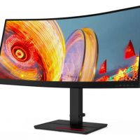 Монитор Lenovo 61F3GAT1EU 34 ThinkVision T34w-20 Curved 21:9 VA 3440x1440 4ms 3000:1 350 178/178 //HDMI 2.0/DP 1.2/USB-C/Tilt, lift