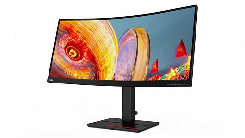 Монитор Lenovo 61F3GAT1EU 34 ThinkVision T34w-20 Curved 21:9 VA 3440x1440 4ms 3000:1 350 178/178 //HDMI 2.0/DP 1.2/USB-C/Tilt, lift