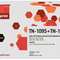 Комплект лазерных картриджей EasyPrint TN-1095 для принтеров Brother HL-1202R, HL-1223WR, DCP-1602R, DCP-1623WR, черный 1500 страниц